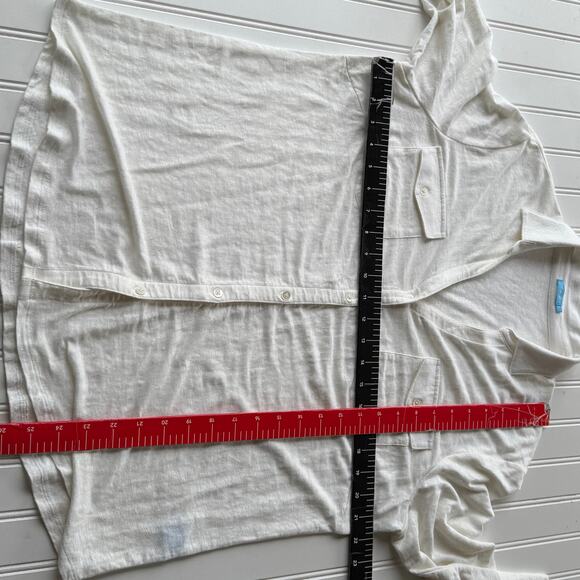 J. McLaughlin Knit Buttondown shirt size XL - Picture 7 of 8